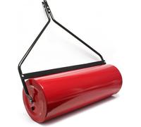 Rouleau de jardin - Pour l'entretien du gazon - Capacité de remplissage jusqu'à 90 litres - 35 x 100 cm - Rouge