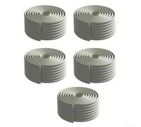 Rouleau de joint d'étanchéité en éponge haute densité pour porte et fenêtre - 2 m - Isolation acoustique - Pour la maison et le bureau - 7,5 mm d'épaisseur - Gris