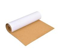 Rouleau de Liège Autocollant 120x30cm pour Tableau Mémo Mural Bureau | Installation sans Clous Rapide, Surface en Liège Beige, pour Étudiants et Loisirs Créatifs