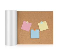 Rouleau de Liège Autocollant Marron Souple pour Murs Lisses et Étagères | Découpe Facile aux Dimensions Souhaitées, Pose sans Outils, Surface Lisse pour Décoration Intérieure, Rangement Maison