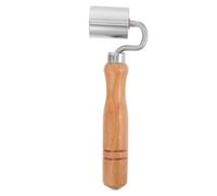 Rouleau de Lissage pour Papier Peint en Acier Inoxydable avec Manche Bois | Application sans Joint, Roulement Fluide à Billes, Outil Résistant pour Décoration Intérieure et Chantier