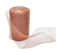 Rouleau de maille fine en cuivre pur, Rouleau de treillis métallique en cuivre, filet jardin, Protection Signal, décoration maison, 12.7cm x 1-12m(12.7cm X 10m)