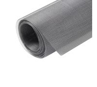Rouleau de moustiquaire 1 m x 2 m, réglable et Facile à découper, pour fenêtres, Portes et patios extérieurs. (Grey, 1MX2M)