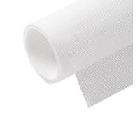 Rouleau de moustiquaire 1 m x 2 m, réglable et Facile à découper, pour fenêtres, Portes et patios extérieurs. (White, 1MX2M)