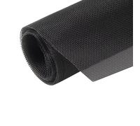 Rouleau de moustiquaire 1 m x 2 m, réglable et Facile à découper, pour fenêtres, Portes et patios extérieurs. (Black, 1MX2M)
