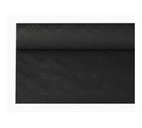 Papstar Nappe damassée 1,2 x 8 m Noir