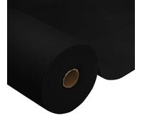 Rouleau de nappe Noir - 1,18 x 45 m - 1 rouleau de nappe jetable en tissu non tissé - Idéal pour toutes les fêtes, mariages, fêtes d'anniversaire, restauration, taille et couleur au choix