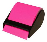 Rouleau de notes adhésives en dévidoir, rose