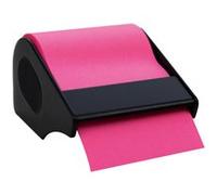 Rouleau de notes adhésives en dévidoir, rose