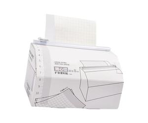 Rouleau de notes autocollantes, Warm cloud white SQUARE | Cutter coulissant, papier adhésif, notes dimensionnées pour les rappels de travail, les tâches d ' étude et les