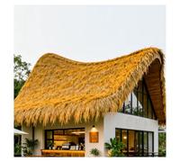 Rouleau De Paille Artificielle, Balles De Foin D'herbe Aveugle For Toit De Chaume Palapa For La Décoration, For Patio, Piscine, Décoration De Fête Sur La Plage(100x2000cm)