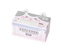 Rouleau de papier à notes adhésif avec, Peach buttermilk hor | Cutter pour carnet de notes, planificateur, journal