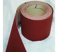 Rouleau de papier abrasif en oxyde d'aluminium, grain 40, 115 mm x 10 m