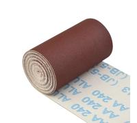 Rouleau de papier abrasif en oxyde d'aluminium pour polissage du bois et du métal Grain flexible 80-600 (240#) 5 m x 100 mm