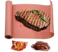 Rouleau de papier boucher pour fumoir, papier boucher rose, 30 cm x 10 m, papier de boucher pour cuisson de longue durée, fumoir, barbecue