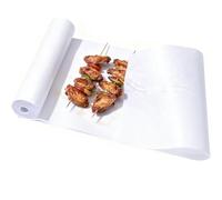 Rouleau de papier de boucher blanc de qualité alimentaire pour fumoir, fumer et emballer de la viande - Non blanchi, non ciré et non enduit - Largeur : 30 cm