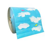 Rouleau de papier peint autocollant mural 3D DIY, blanc, bleu, rose, gris, bloc de mousse souple, décoration murale pour cuisine, chambre, maison, étanche~0508
