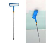Rouleau de Peinture au Plafond de 10 Pouces avec Bouclier, Pinceau Non Non glissé Réutilisable Non Réutilisable pour la Peinture des Plafonds et des Murs sans éclaboussures pour