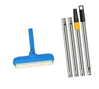 Rouleau de peinture de plafond avec couvercle anti-éclaboussures et poignée réglable - 25,4 cm - Kit anti-goutte