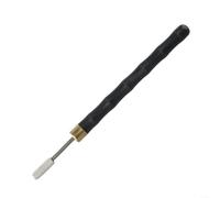 Rouleau de peinture en bois avec roue en acier, pour travaux manuels, couture, projets de tissage, portefeuilles, ceintures, sacs, rouge ou noir