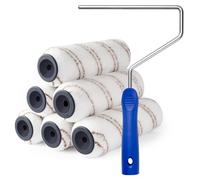 Rouleau de peinture en microfibre 178 mm - Grand rouleau de peinture pour la peinture sur surfaces lisses et semi-rugueuses - Pour la peinture des murs ou des plafonds