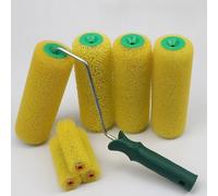 Rouleau de peinture mural professionnel, brosse Portable, rouleau de peinture en éponge avec poignée, brosse à peinture Portable pour outil de peinture L-A