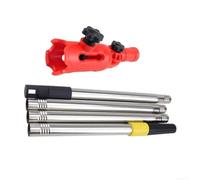 Rouleau de peinture réglable en plastique et fer 1,2 m | Support multi-angle, peinture précise des coins, plafond haut pour l'accès, prise en main sûre du pinceau