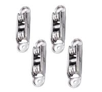 Rouleau De Porte Coulissante - Système De Poulie À Double Roue En De Zinc 4 Pièces, Ensemble De Quincaillerie À Angle Réglable, Kit De Montage De Porte Coulissante En Douceur | Rouleau De Fenê