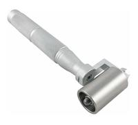 Rouleau de pression, rouleau de pression en acier inoxydable, 40 mm (6,77 pouces), avec poignée antidérapante en alliage d'aluminium