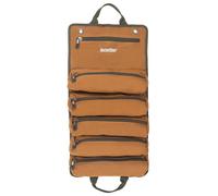 Rouleau de rangement pour outils, en toile robuste, avec 5 poches