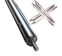 Rouleau de rechange non motorisé Convoyeur à rouleaux sans puissance, 5 en acier inoxydable, diamètre 25-60 mm, longueur 100-1000(L450MMxDia38MM)