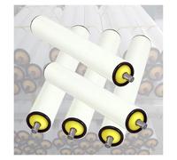 Rouleau de rechange non motorisé Rouleaux de convoyeur industriels en PVC, paquet 5, multicolores, plusieurs tailles(Pack of 5 D-2.5"/63mm,L-400MM/15.7in)