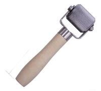 Rouleau de réparation de pneu avec poignée ergonomique en bois - Roue de vulcanisation professionnelle pour réparation de chambre à air et tampon sur pneus de voiture, vélo, camion, 7 mm, 20 mm, 44 mm