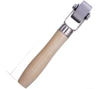 Rouleau de réparation de pneu avec poignée ergonomique en bois - Roue de vulcanisation professionnelle pour réparation de chambre à air et tampon sur pneus de voiture, vélo, camion, 7 mm, 20 mm, 44 mm