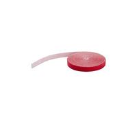 StarTech.com Rouleau de ruban à bouclettes auto-grippantes - 7,6 m - Rouge - Gestion des cables - Reutilisable (HKLP25RD) - Fermeture adhésive - 7.62 m - rouge - pour P/N: CABSHF2POST2, HKLP25, HKLP25