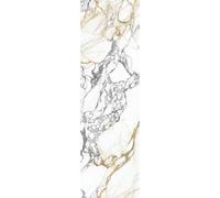 Rouleau de ruban adhésif en vinyle, vendu au mètre – Autocollant lavable pour meubles de cuisine, armoires et portes – Marbre de Bucarest – 60 x 200 cm