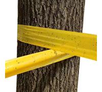 Rouleau de ruban adhésif pour barrière d'arbre, piège à fourmis et mites d'extérieur avec bouclier adhésif, film de colle Insectz robuste, design de protection durable, utilisation de plantes de