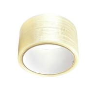 Rouleau de ruban adhésif transparent pour emballage de filament, 10 m x 50 | La texture en fibre de verre prend en charge les travaux de déménagement de fermeture de carton de groupement de lots