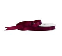 Rouleau de ruban de satin de 12 mm x 25 m - Choix de couleurs 3/6/12/18/25/38/50/75/100 mm - Couleurs résistantes et lavables - Ruban cadeau pour mariage, emballage, décoration, bricolage - Baie, 280