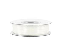 Rouleau de ruban de satin de 50 m x 3 mm // Ruban décoratif pour mariage, baptême (ivoire/ivoire 810)