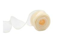 Rouleau de ruban Organza en queue de poisson, 3 pièces, 40mm, 10 mètres/rouleau, for emballage de gâteau, décoration de fête de mariage, Bouquet, couronne, fournitures de couture(B-Yellow)