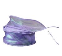 Rouleau de ruban Organza en queue de poisson, 3 pièces, 40mm, 10 mètres/rouleau, for emballage de gâteau, décoration de fête de mariage, Bouquet, couronne, fournitures de couture(Purple)