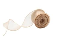Rouleau de ruban Organza en queue de poisson, 3 pièces, 40mm, 10 mètres/rouleau, for emballage de gâteau, décoration de fête de mariage, Bouquet, couronne, fournitures de couture(B-Gold)