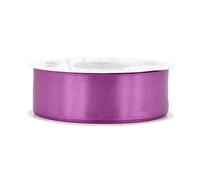 Rouleau de Satin 25 m 25 mm - Ruban Décoratif pour Cadeau, Décoration, Mariage, Baptême