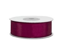 Rouleau de Satin 25 m 25 mm - Ruban Décoratif pour Cadeau, Décoration, Mariage, Baptême