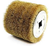 Rouleau de satin en acier d'une épaisseur de fil de 0,15 mm - Brosse métallique en acier - 120 x 100 x 19 mm