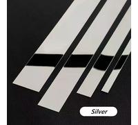 rouleau de stickers muraux décoratifs en acier inoxydable effet miroir doré pour salon~01046