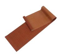 Rouleau de Table en Bambou 2m X 30cm, Résistant à Chaleur | Rangement Facile, pour Banquet et Fête, Format à Découper, Teinte Brun Clair