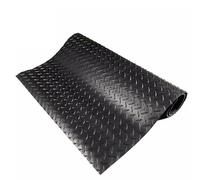 Rouleau de tapis en caoutchouc robuste | Plaque à carreaux antidérapante et imperméable pour sol de garage, salle de sport et camionnette | 1 x 2 m