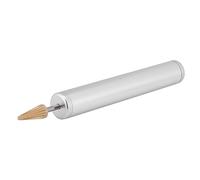 Rouleau de teinture de bord en cuir, applicateur de cuir, outils de peinture à l'huile artisanale, outils de traitement de bord de peinture de roue de bronze en cuir bricolage (blanc)